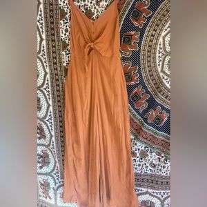 Flowy Umber Orange Jumpsuit !